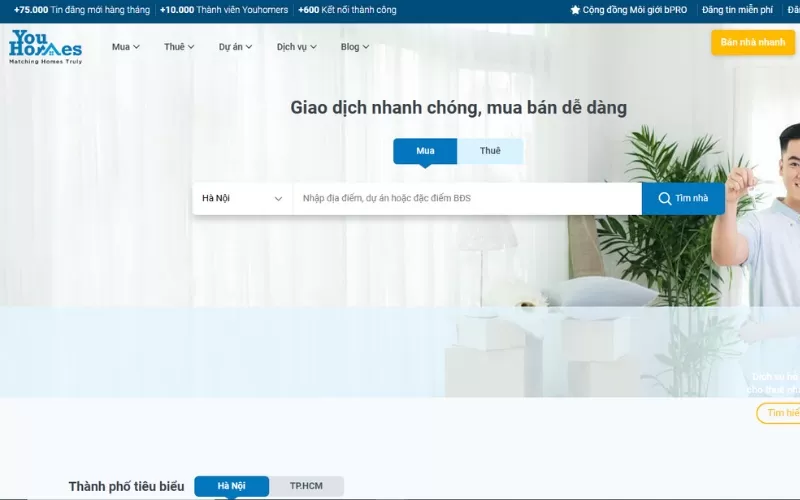 các trang web bất động sản